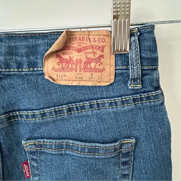 Levi’s Boys 511 Slim Jeans 8 Regular - Picture 4 of 8